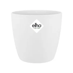 Outlet ELHO Cache-pot en polypropylène Brussels rond mini blanc - Ø 9,5 cm