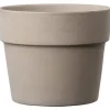 DEROMA Cache-pot Perfetto Grafite Ø 20 x H 16,3 cm Terre cuite