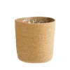 Outlet DECOSTYL Cache-pot vannerie naturelle coloris beige en jute - 30 x 28 x 25 cm