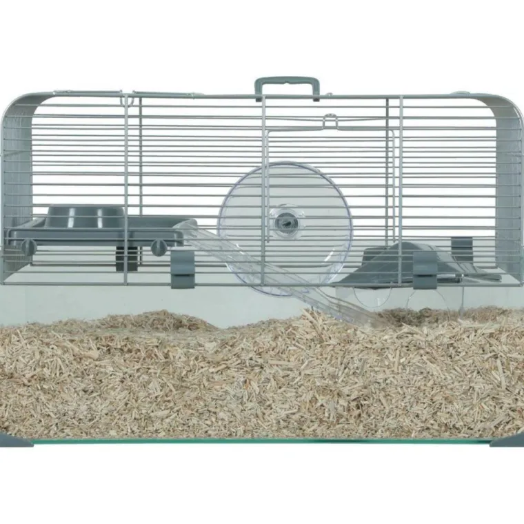 Outlet ZOLUX Cage pour rongeur coloris gris Panas Colour 50 – 52 x 29 x 35 cm