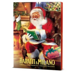 Hot BARATTI & MILANO Calendrier de l'Avent en chocolat design vintage - 38 x 28 cm