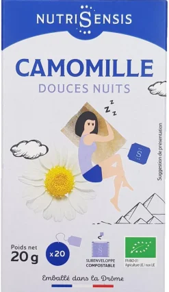 NUTRISENSIS Camomille Bio - 20 sachets
