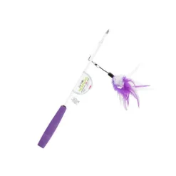 Best EBI Canne à pêche télescopique pour chat mauve