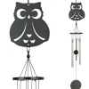 Clearance VITIS IN SITU Carillon motif hibou noir - 35 cm