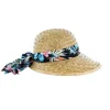 Hot INSTANT NATURE Chapeau de paille avec ruban Katryn