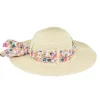 Hot INSTANT NATURE Chapeau en paille à ruban fleurie Amely
