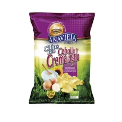 New ANAVEJIA Chips crème aigre et oignons bio - 100 g