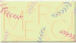 Hot ART GRAFIK Chocolat au lait bio « Merci » - 40 g