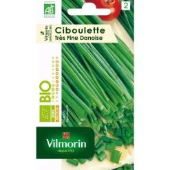 Best VILMORIN Ciboulette très fine Danoise Bio - graines à semer