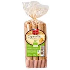 Discount BISCUITERIE DU QUERCY Cigarettes orange bio Biscuits les Saules - 120 g