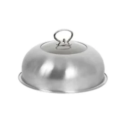 Discount LE MARQUIER Cloche pour barbecue en inox et en verre – Ø40 cm