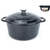 Outlet Cocotte ronde en fonte noire - Ø 22 cm