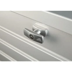 Online BIOHORT Coffre de jardin 160 en acier galvanisé coloris gris quartz métallique - 160 x 79 x 83 cm