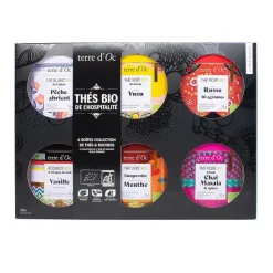Clearance TERRE D'OC Coffret 6 thés hospitalité bio Terre d’Oc – 230 g