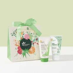 Hot FLEURANCE NATURE Coffret duo aloe vera avec sac Cosmos Organic - 2 x 50 ml
