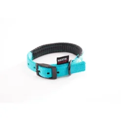 Sale MARTIN SELLIER Collier droit Confort pour chien coloris turquoise - 1,6x35 cm