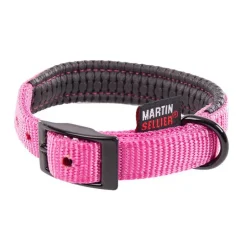 Clearance MARTIN SELLIER Collier droit Confort pour chien coloris rose - 2,5x65 cm
