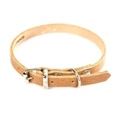 Online MARTIN SELLIER Collier en cuir naturel pour chien 2,6x56 cm