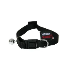 New MARTIN SELLIER Collier pour chat en nylon noir