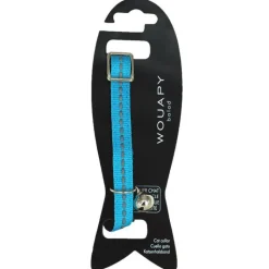 Discount WOUAPY Collier pour chat en velours coloris bleu avec galon réfléchissant - Taille unique