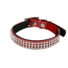 Hot WOUAPY Collier pour chat rouge Diam's simili cuir – Taille unique