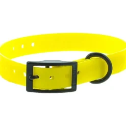 CANIHUNT Collier pour chien en polyuréthane coloris jaune boucle double Xtreme - 1,9 x 0,25 x 45 cm