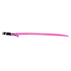 Discount MARTIN SELLIER Collier Suédine Strass pour chat rose