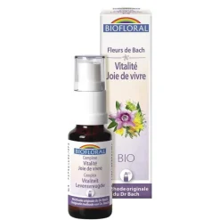 BIOFLORAL Complexe n°2 vitalité et joie de vivre en spray de 20 ml