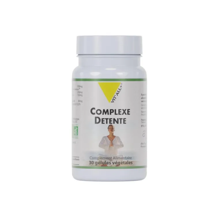 Discount VIT'ALL+ Complément alimentaire bio Vit’All+ complexe détente - les 30 gélules végétales