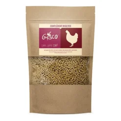 New GASCO Complément alimentaire pour basse cour insectes - 1 kg