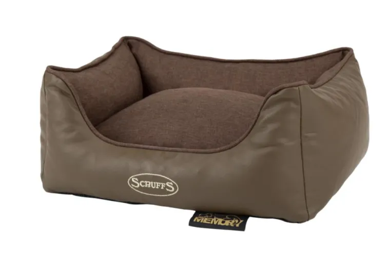 Outlet SCRUFFS Corbeille à mémoire de forme pour chien et chat Hilton – Taille S
