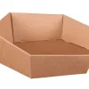 Best CAV SERVICE Corbeille en carton hexagonale Atlanta Cav' Service - 27 x 24 x 6/9 cm