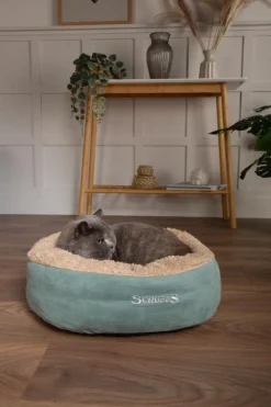 Clearance SCRUFFS Corbeille pour chat coloris vert Cosy – Ø 45 cm
