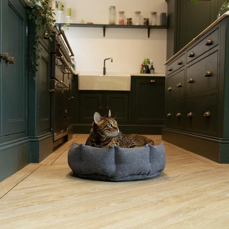 Best SCRUFFS Corbeille pour chat en tissu gris anthracite Eco Eden - 45 cm