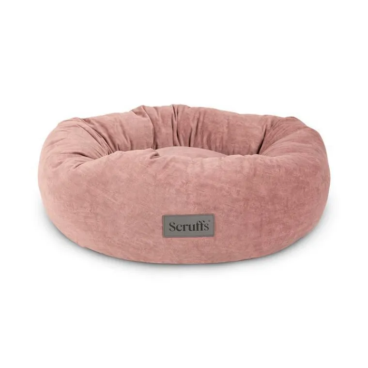 Online SCRUFFS Corbeille pour chien et chat coloris rose Oslo Donut – Taille M