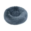 Outlet WOUAPY Corbeille ronde moelleuse en peluche grise - 60 cm
