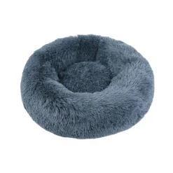 Outlet WOUAPY Corbeille ronde moelleuse en peluche grise - 60 cm