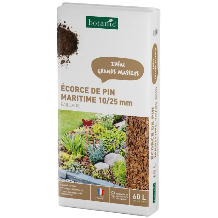 Online BOTANIC® Écorce de pin maritime 10/25 mm - 60L