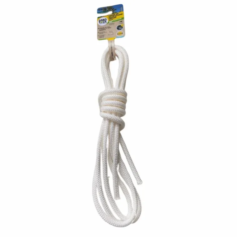 Outlet GARD & ROCK Cordon pour hamac ou voile d'ombrage coloris blanc en corde synthétique Gard&Rock - Ø 8 mm x 3 m