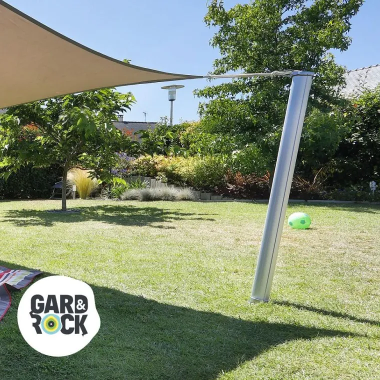 Outlet GARD & ROCK Cordon pour hamac ou voile d'ombrage coloris blanc en corde synthétique Gard&Rock - Ø 8 mm x 3 m