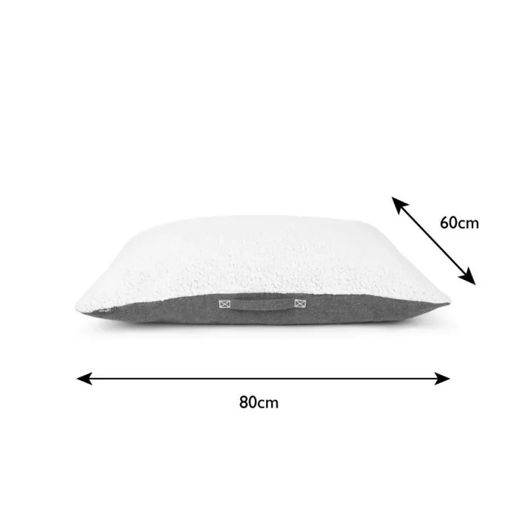 Outlet SCRUFFS Couchage pour chien coloris vert coussin Eco Eden - Taille M 80 x 60 cm