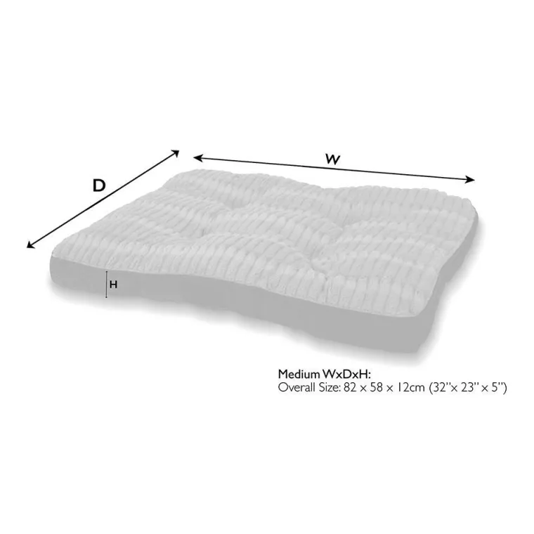 Clearance SCRUFFS Couchage pour chien coloris gris coussin Ellen - Taille M 82 x 58 cm