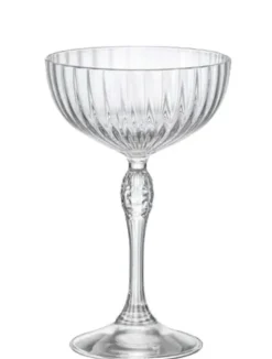 Hot Coupe à champagne en verre transparent America - 23 cl