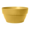 Best ELHO Coupe ronde en plastique recyclé jaune miel Vibia Campana - Ø 27 x H 14 cm