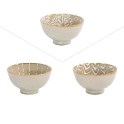 Outlet BASTIDE DIFFUSION Coupelle Penjab coloris beige en porcelaine - Ø 9,5 cm