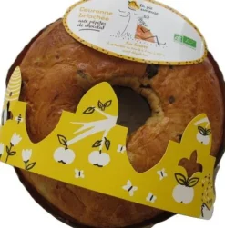 Discount LA PIE CURIEUSE Couronne briochée aux pépites de chocolat noir - 350 g