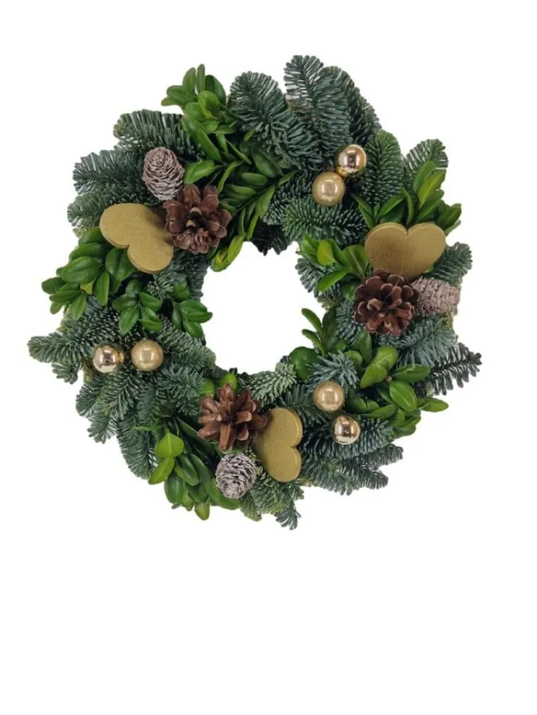 Best AUTRES PRODUCTEURS Couronne naturelle coloris multicolore – Ø 25 cm