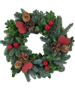 Best AUTRES PRODUCTEURS Couronne naturelle coloris multicolore – Ø 25 cm