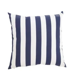 Clearance SAFECO Coussin Anderson coloris bleu en coton - 45 x 45 cm