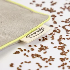 MILLE OREILLERS Coussin chauffant des kinés aux graines de lin - 24 x 50 cm
